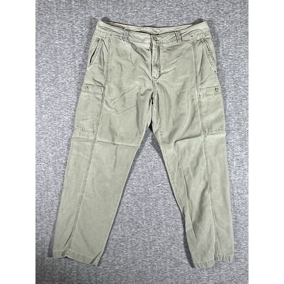 Tommy Bahama Cargo Relaxed Straight Fit Pants Mens Size 40x32‎ Green - Picture 1 of 10
